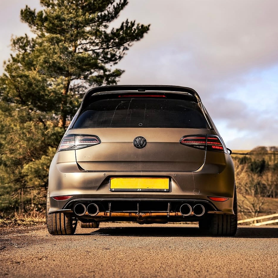 Volkswagen Golf MK7/7.5 Genuine Carbon Fibre Club Sport style spoiler R/GTI/GTD/R-Line