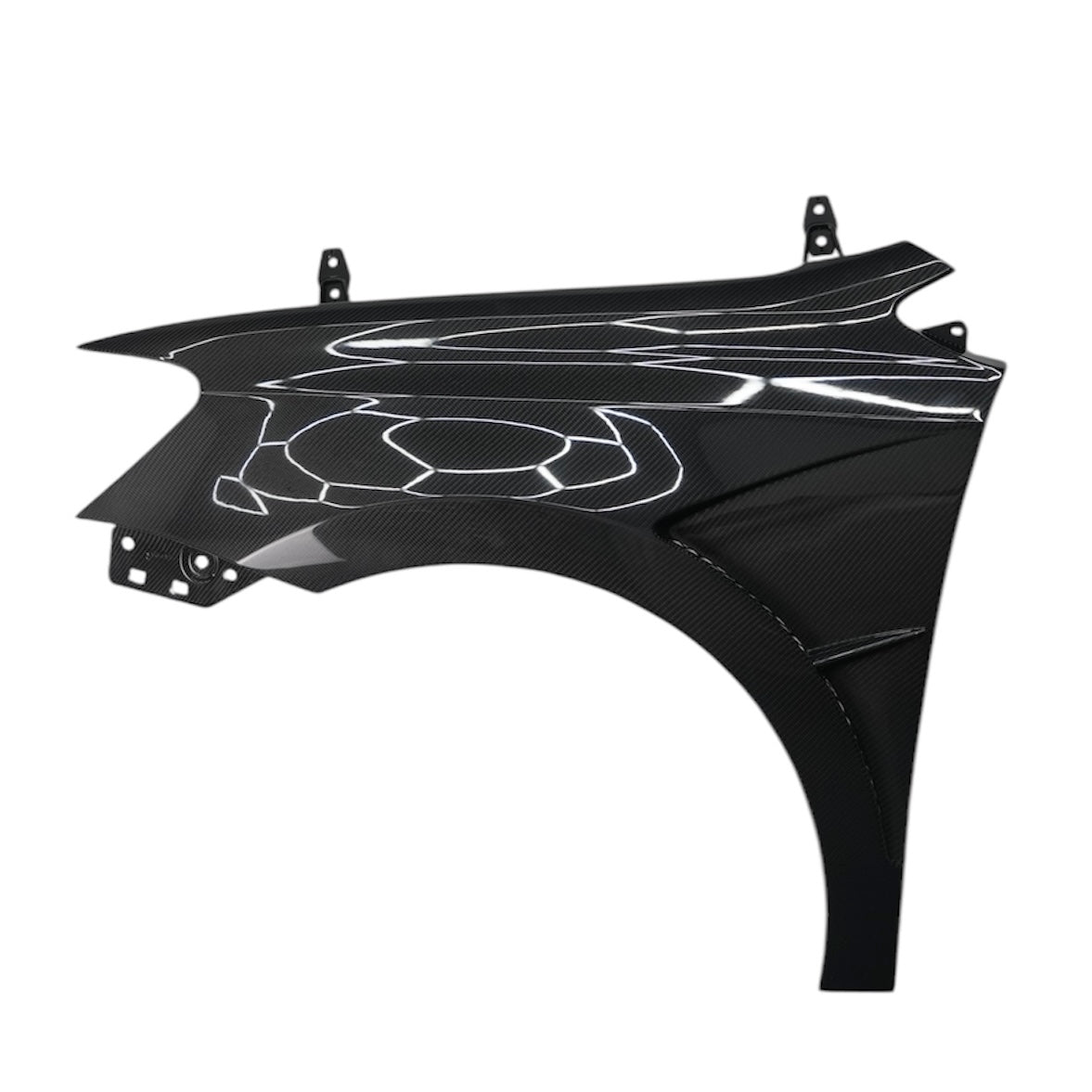 VW POLO 6C/6R CARBON FIBRE FRONT FENDERS WINGS (2009-2017)