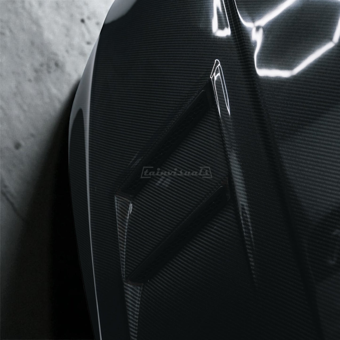 Volkswagen Golf MK7 / MK7.5 TR Style Carbon Fibre Vented Bonnet (Replacement) 2013 - 2021