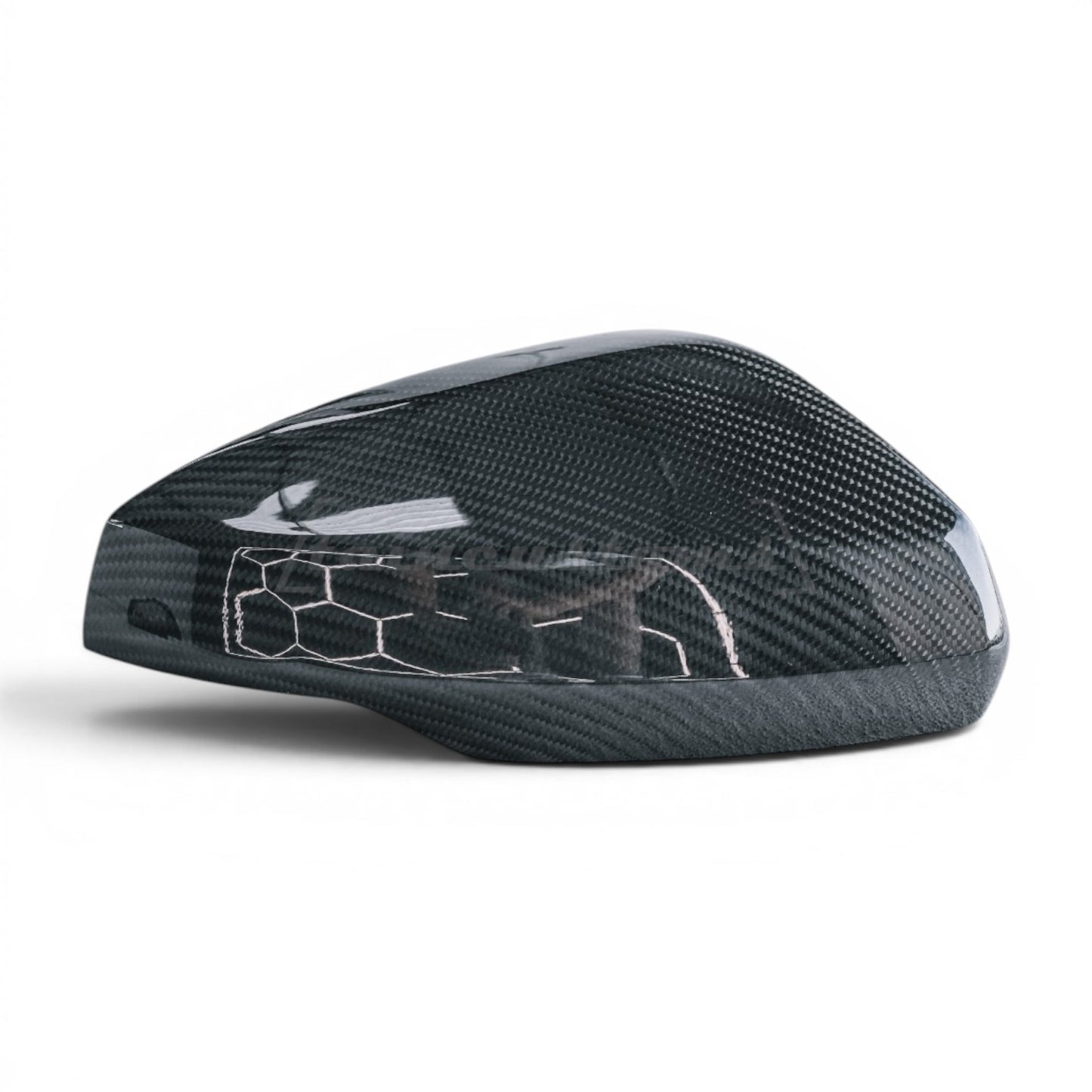 Volkswagen Polo AW MK6 / MK6.5 Carbon Fibre Replacement Mirror Covers (2018+ Models)