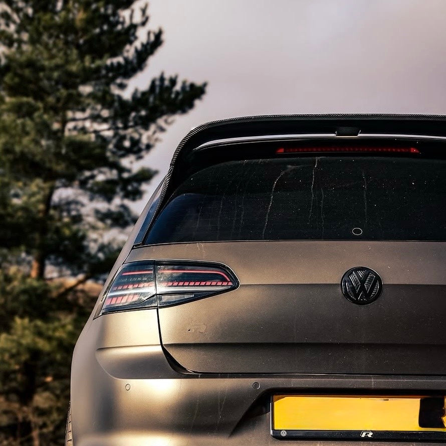 Volkswagen Golf MK7/7.5 Genuine Carbon Fibre Club Sport style spoiler R/GTI/GTD/R-Line