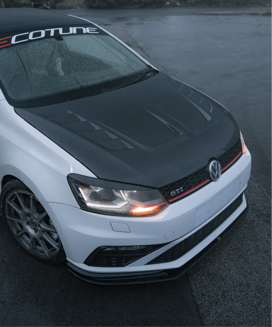 Volkswagen Polo MK5 Genuine Carbon Fibre Bonnet/Hood (6R / 6C 09-17)