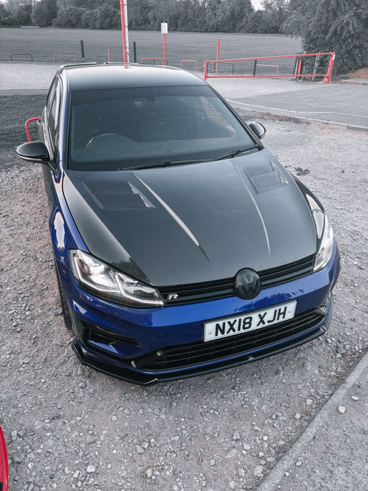 Volkswagen Golf MK7 / MK7.5 TR Style Carbon Fibre Vented Bonnet (Replacement) 2013 - 2021