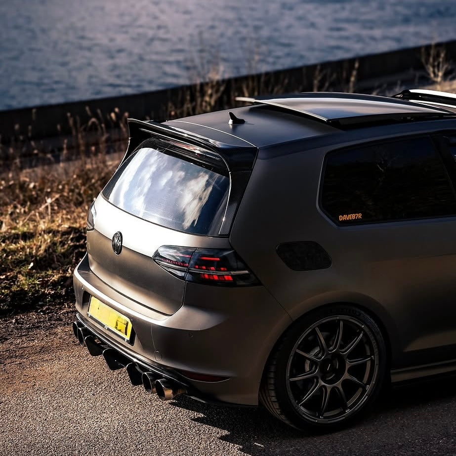 Volkswagen Golf MK7/7.5 Genuine Carbon Fibre Club Sport style spoiler R/GTI/GTD/R-Line