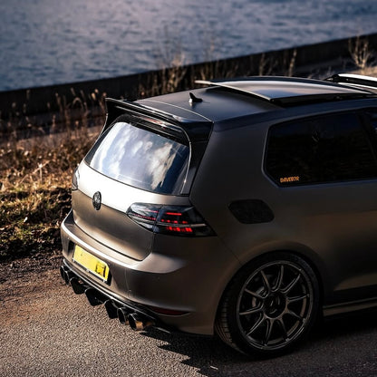 Volkswagen Golf MK7/7.5 Genuine Carbon Fibre Club Sport style spoiler R/GTI/GTD/R-Line
