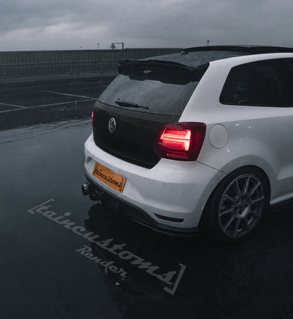 Volkswagen Polo 6c 6r Tailgate Bootlid Carbon fiber Genuine 2009-2017