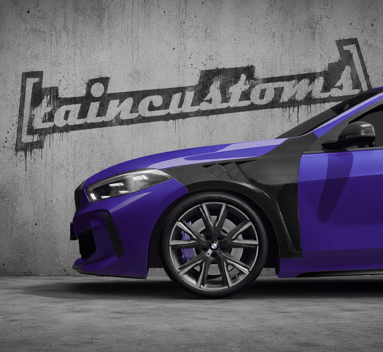 BMW 1 SERIES F40 (2019 +) CARBON FIBER WINGS / FENDERS