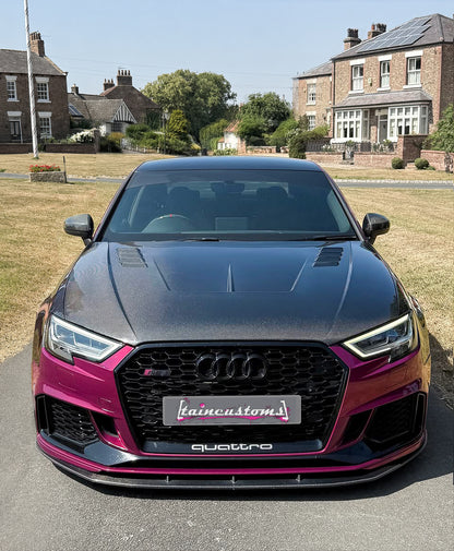 AUDI RS3 S3 A3 8V CARBON FIBRE BONNET HOOD 8V 2012-2020