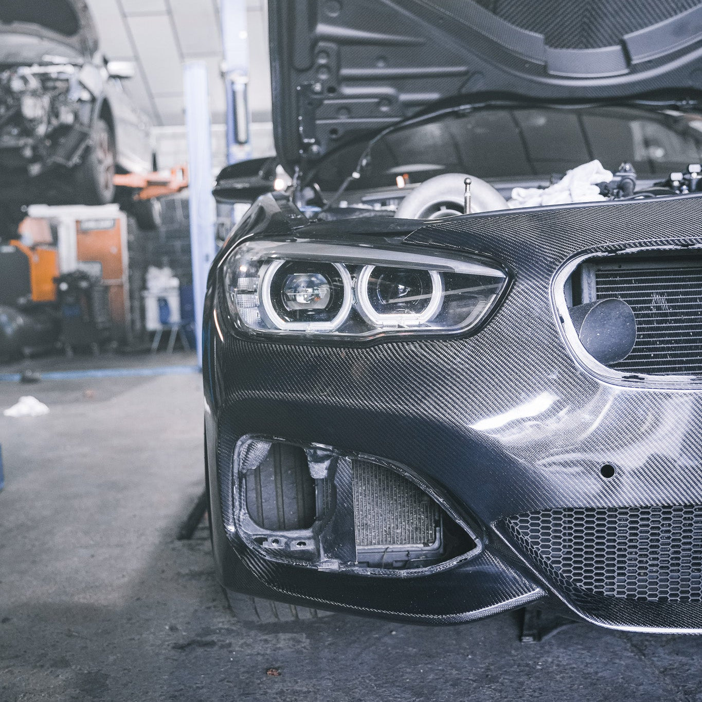 BMW F20/21 1 Series Genuine Carbon Fiber Bumper