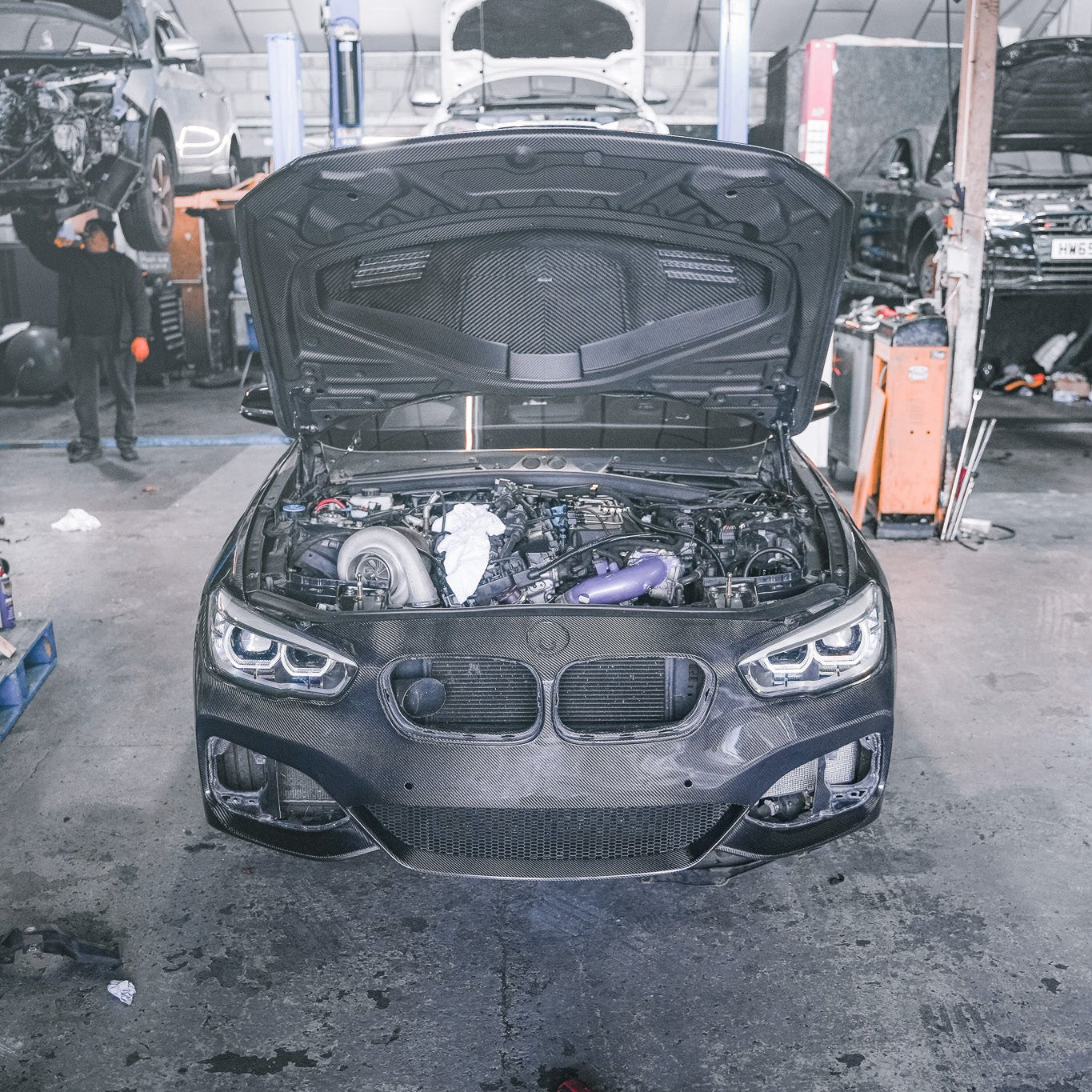 BMW F20/21 1 Series Genuine Carbon Fiber Bumper