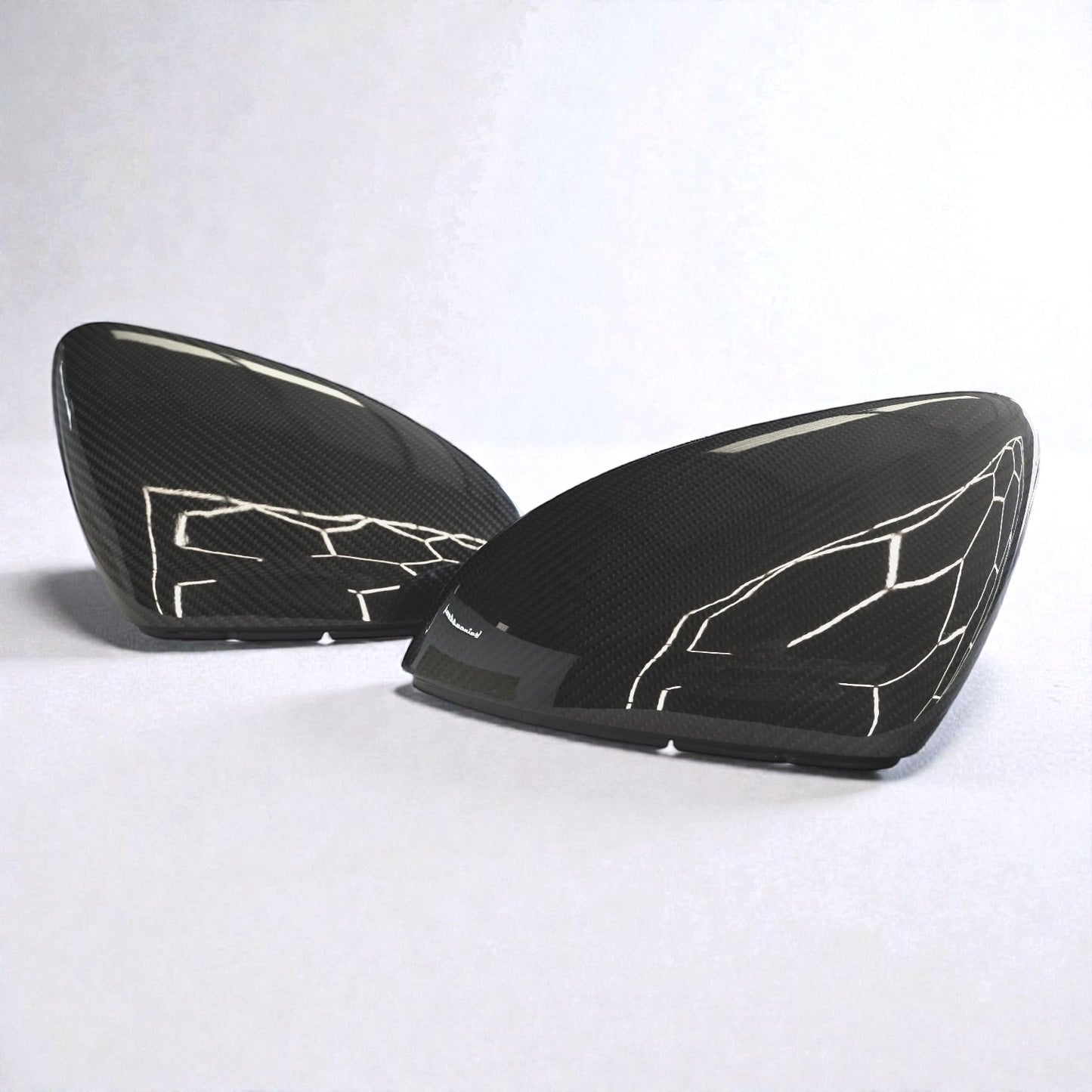 VW Golf MK7/MK7.5 GTI/GTD/R Carbon Fibre Mirror Covers (2013-2020)