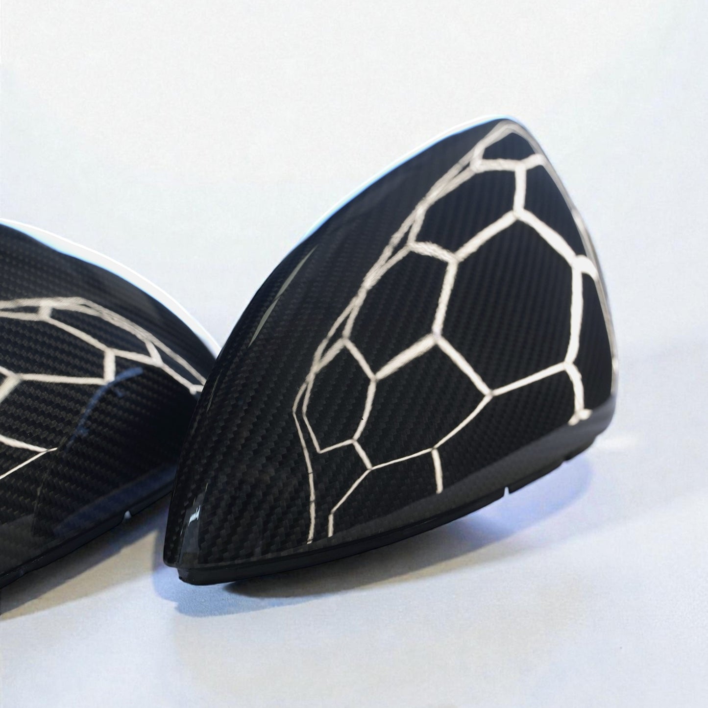 VW Golf MK7/MK7.5 GTI/GTD/R Carbon Fibre Mirror Covers (2013-2020)