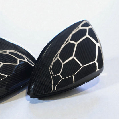 VW Golf MK7/MK7.5 GTI/GTD/R Carbon Fibre Mirror Covers (2013-2020)