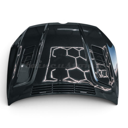 Volkswagen Golf MK7 / MK7.5 Shark Style Carbon Fibre Vented Bonnet (Replacement) 2013 - 2021