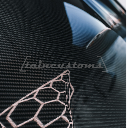 BMW 3/4 series F30/32 Carbon fibre vented GTS bonnet/hood (2013-2019)