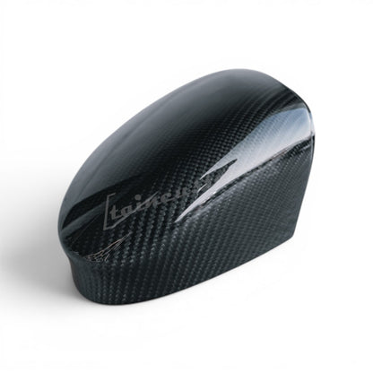 VW MK8 Golf ID3 Real Carbon Fibre Side Wing Mirror Cover Caps Replacement 2020+