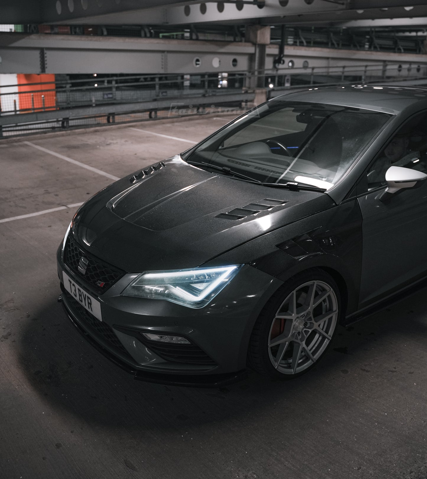 SEAT LEON Genuine Carbon Fibre Bonnet 2013-2020 (5F)