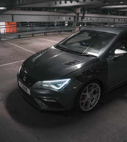 SEAT LEON Genuine Carbon Fibre Bonnet 2013-2020 (5F)
