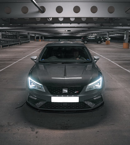 SEAT LEON Genuine Carbon Fibre Bonnet 2013-2020 (5F)