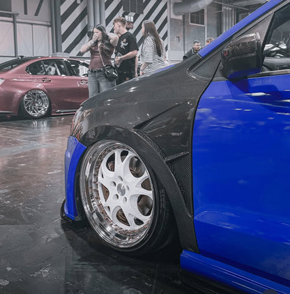 VW POLO 6C/6R CARBON FIBRE FRONT FENDERS WINGS (2009-2017)