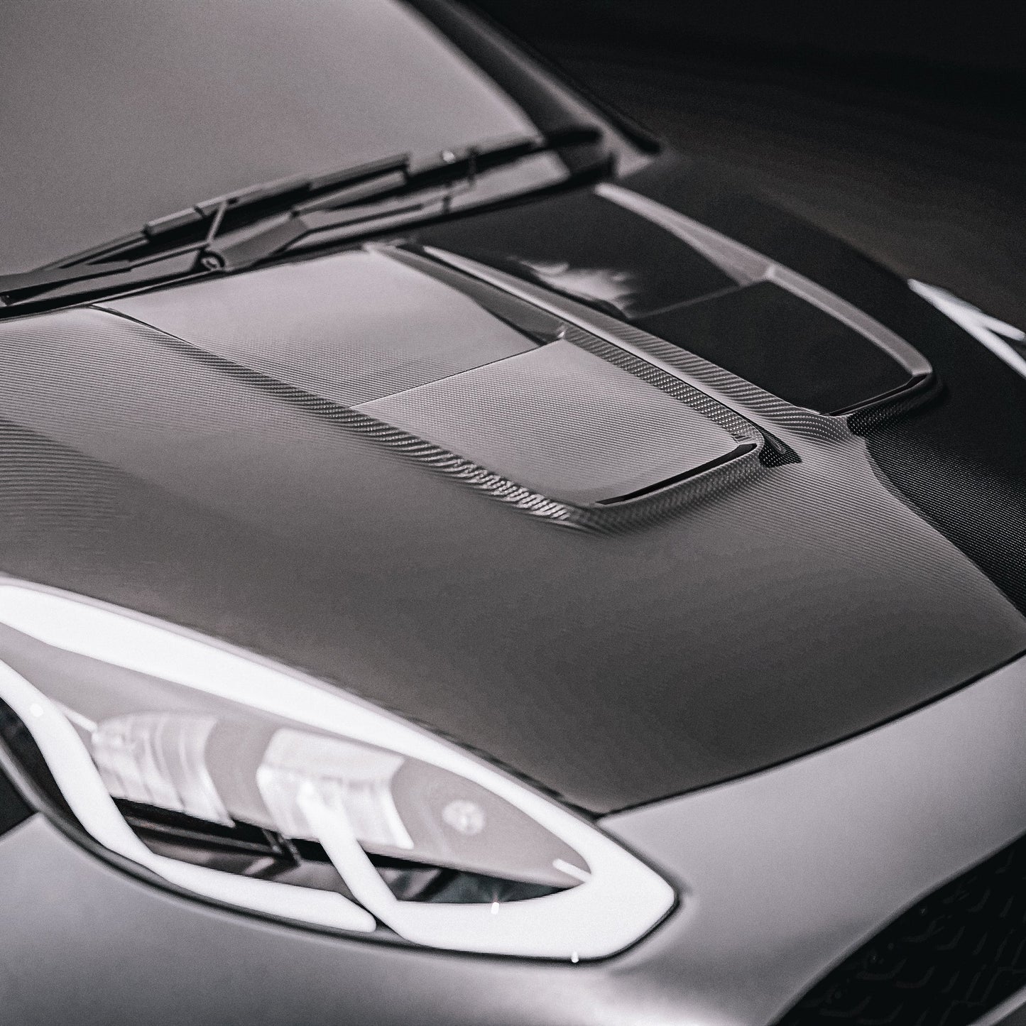 Ford Fiesta MK8 Carbon Fibre Bonnet/Hood (2017-2021)