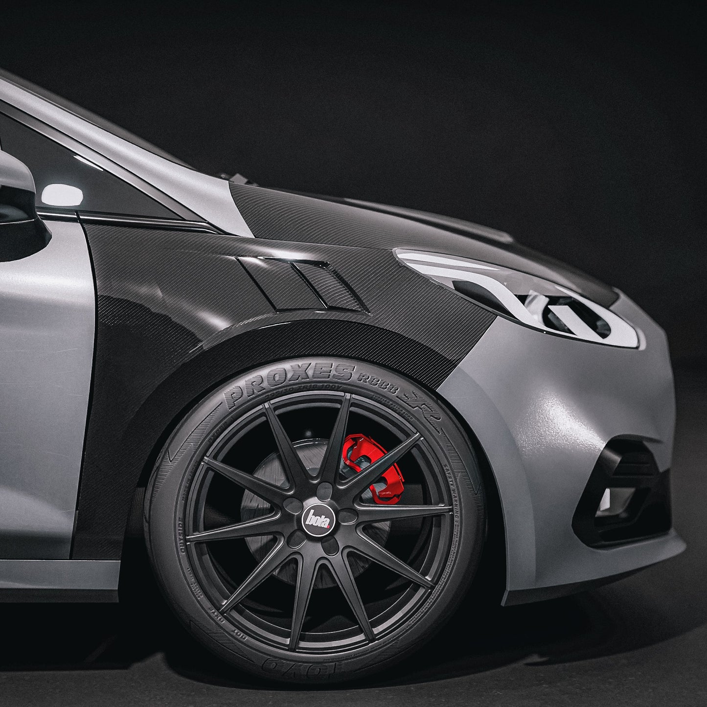 Ford Fiesta MK8 Carbon Fibre Fenders/ Wings (2017-2023) (pair)