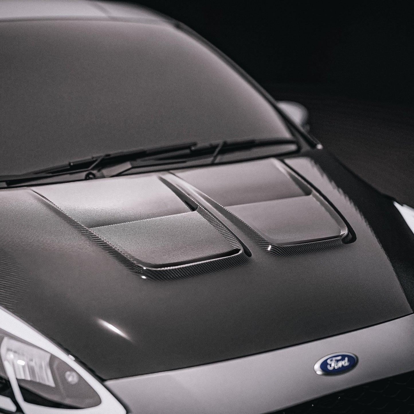 Ford Fiesta MK8 Carbon Fibre Bonnet/Hood (2017-2021)
