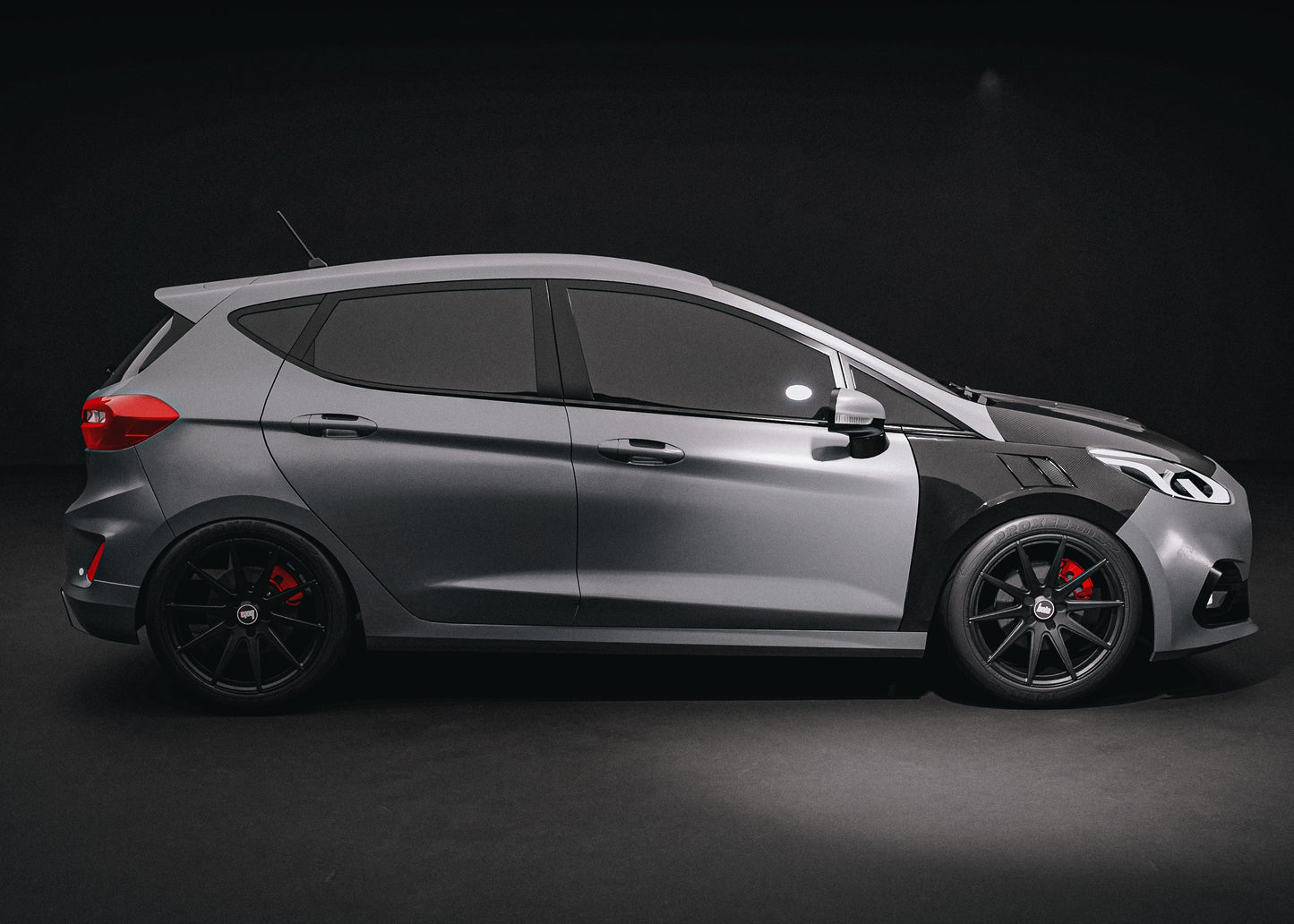 Ford Fiesta MK8 Carbon Fibre Fenders/ Wings (2017-2023) (pair)