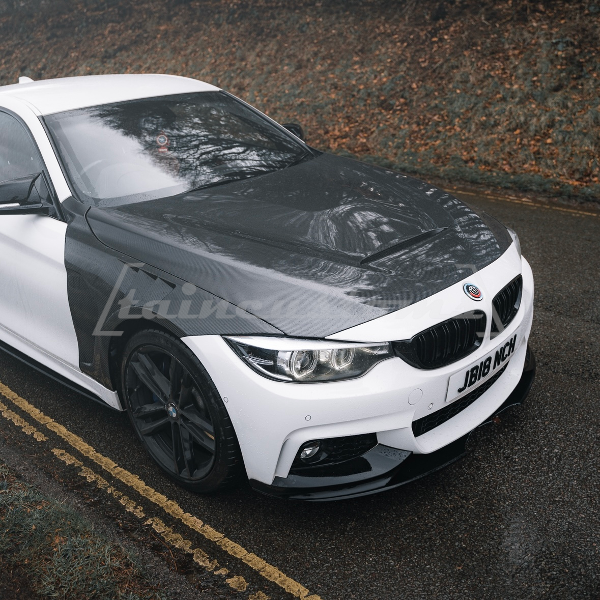 BMW 3/4 series F30/32 Carbon fibre vented GTS bonnet/hood (2013-2019)