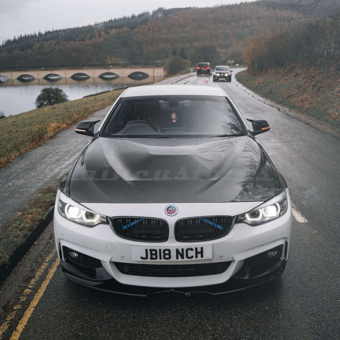 BMW 3/4 series F30/32 Carbon fibre vented GTS bonnet/hood (2013-2019)