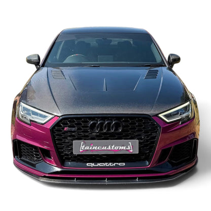 AUDI RS3 S3 A3 8V CARBON FIBRE BONNET HOOD 8V 2012-2020