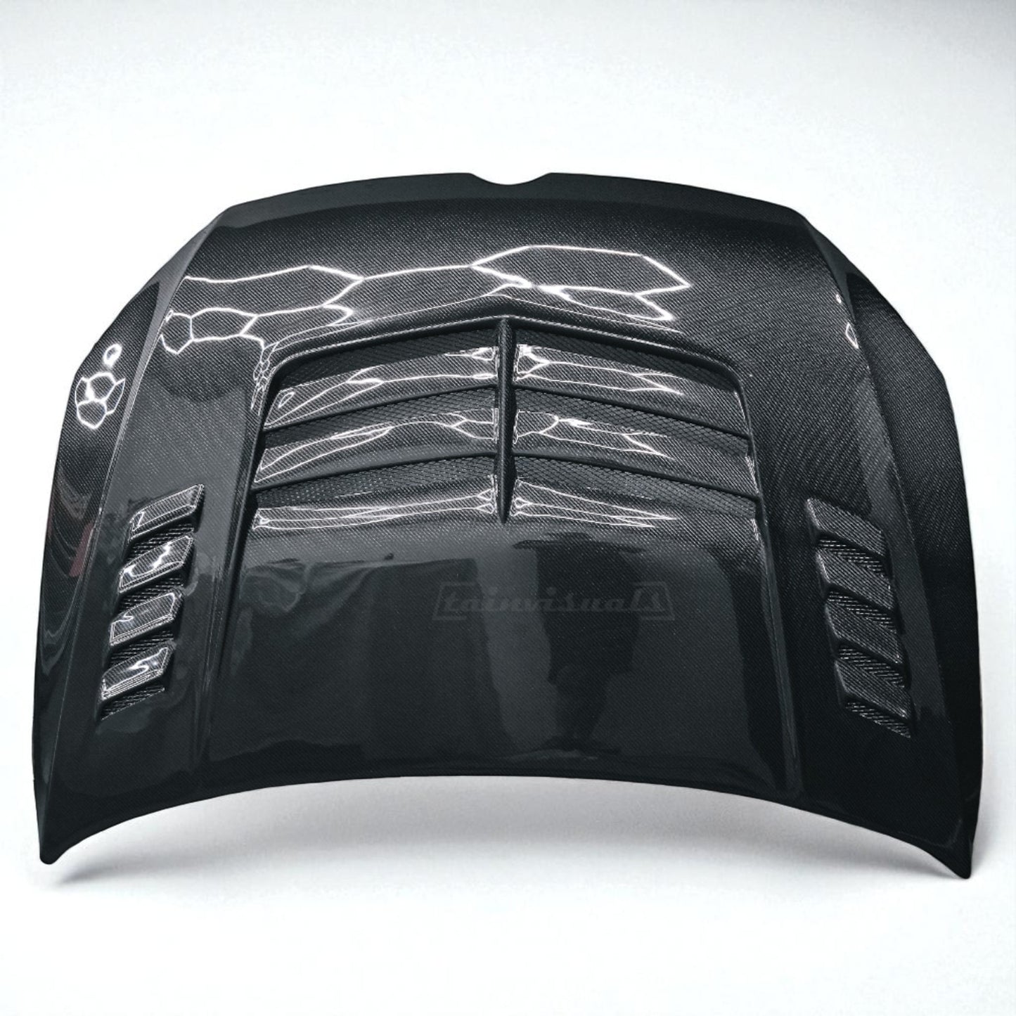 Volkswagen Golf MK7 / MK7.5 V Style Carbon Fibre Vented Bonnet (Replacement) 2013 - 2021